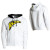 See White Volcom Holy Toledo Slim Full-Zip Hooded Sweatshirt - Men's