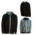 See Black Volcom Invert Reversible Full-Zip Hooded Sweatshirt - Men's