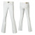 See White Volcom Dallas Boot Cut Denim Pant - Women's