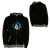See Black Volcom Moto Stone Basic Hooded Full-Zip Sweatshirt - Men's