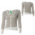 See White Volcom Cee-Dubs Cardigan Sweater - Women's