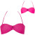 See Bright Pink Volcom The Mixer Bandeau Reversible Bikini Top - Women's See Bright Pink Volcom The Mixer Bandeau Reversible Bikini Top - Women's