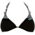 See Black Volcom Knotty Not Triangle Bikini Top - Women's