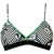See Green Volcom Stone Check Cross Back Bikini Top - Women's See Green Volcom Stone Check Cross Back Bikini Top - Women's