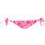 See Bright Pink Volcom Letter Mess Tie Side Full Bikini Bottom - Women's