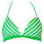 Volcom Spike Strip Fixed Side-Slide Bikini Top - Women's