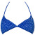 See Blue Volcom Cosmic Star Sweetheart Halter Bikini Top - Women's