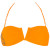 See Orange Volcom Cosmic Screen Bandeau Bikini Top - Women's