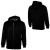 See Black Volcom Ghastly Quilted Full-Zip Hooded Sweatshirt - Men's