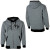 See Heather Grey Volcom Ghastly Quilted Full-Zip Hooded Sweatshirt - Men's