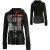 See Black Volcom Fangs Full-Zip Hooded Sweatshirt - Women's