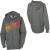 See Heather Grey Volcom Boomchomp Boyfriend Full-Zip Hooded Sweatshirt - Women's