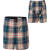 See Deep Sea Blue Volcom Y Factor Plaid Boxer 2-Pack - Boys'