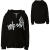 See Black Volcom Tag Script Full-Zip Hooded Sweatshirt - Boys'