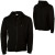 See Black WeSC Small Icon Pattern Full-Zip Hooded Sweatshirt - Men's See Black WeSC Small Icon Pattern Full-Zip Hooded Sweatshirt - Men's