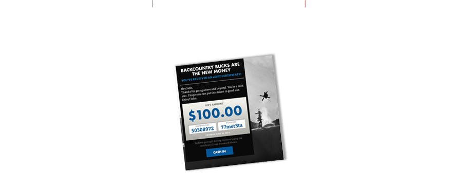 Free 2-Day Shipping, Gift Certificates, Unconditional Returns