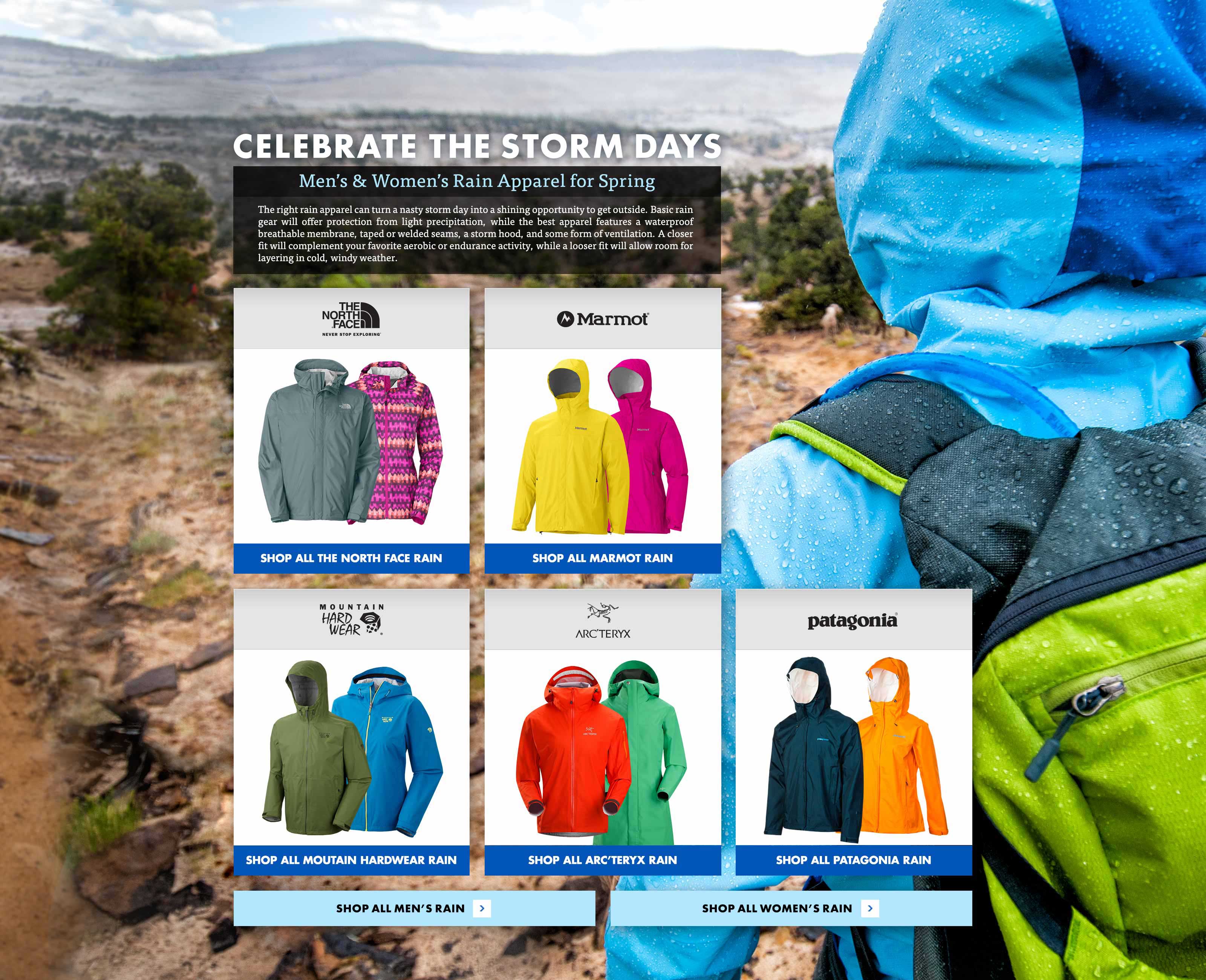 Rain Gear From Top Brands