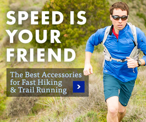 Products for fast running and hiking