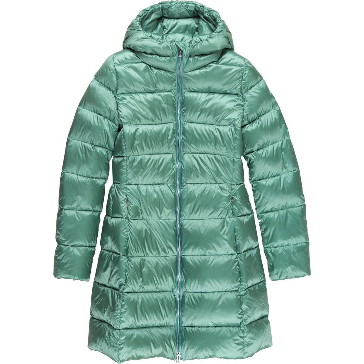 green long down jacket