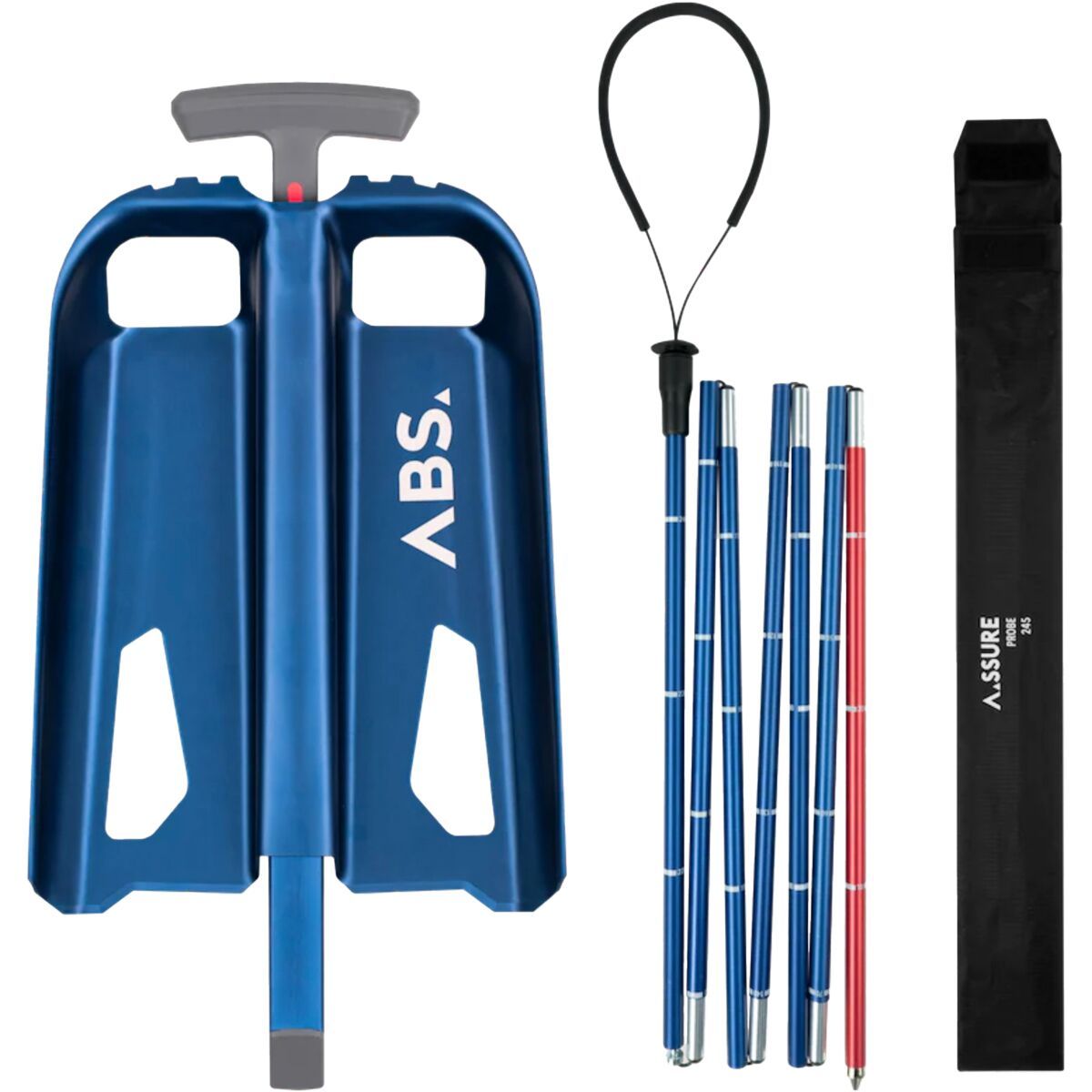 ABS Avalanche Rescue Devices A.Ssure Set, Shovel + Probe Ski
