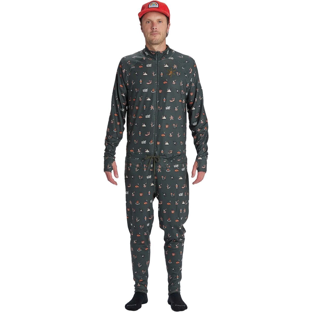 Men's Hoodless Ninja Suit - Tan Terry - Large Cap Airblaster