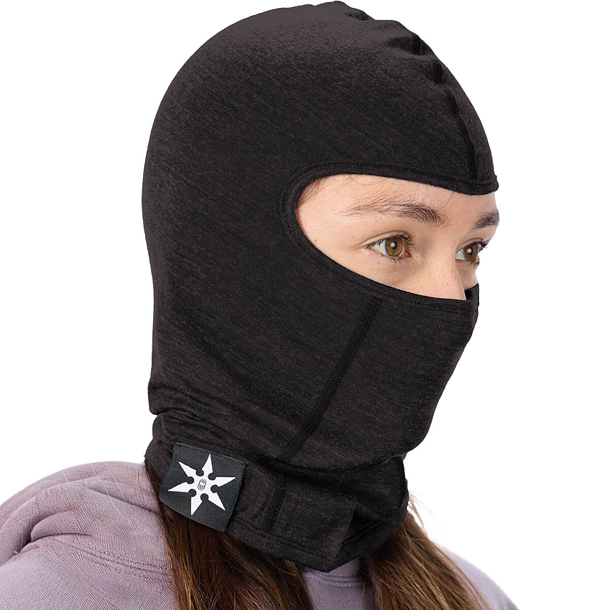 Мужские головные уборы Airblaster Ninja Face Mask, цвет: Чёрный — фото 1