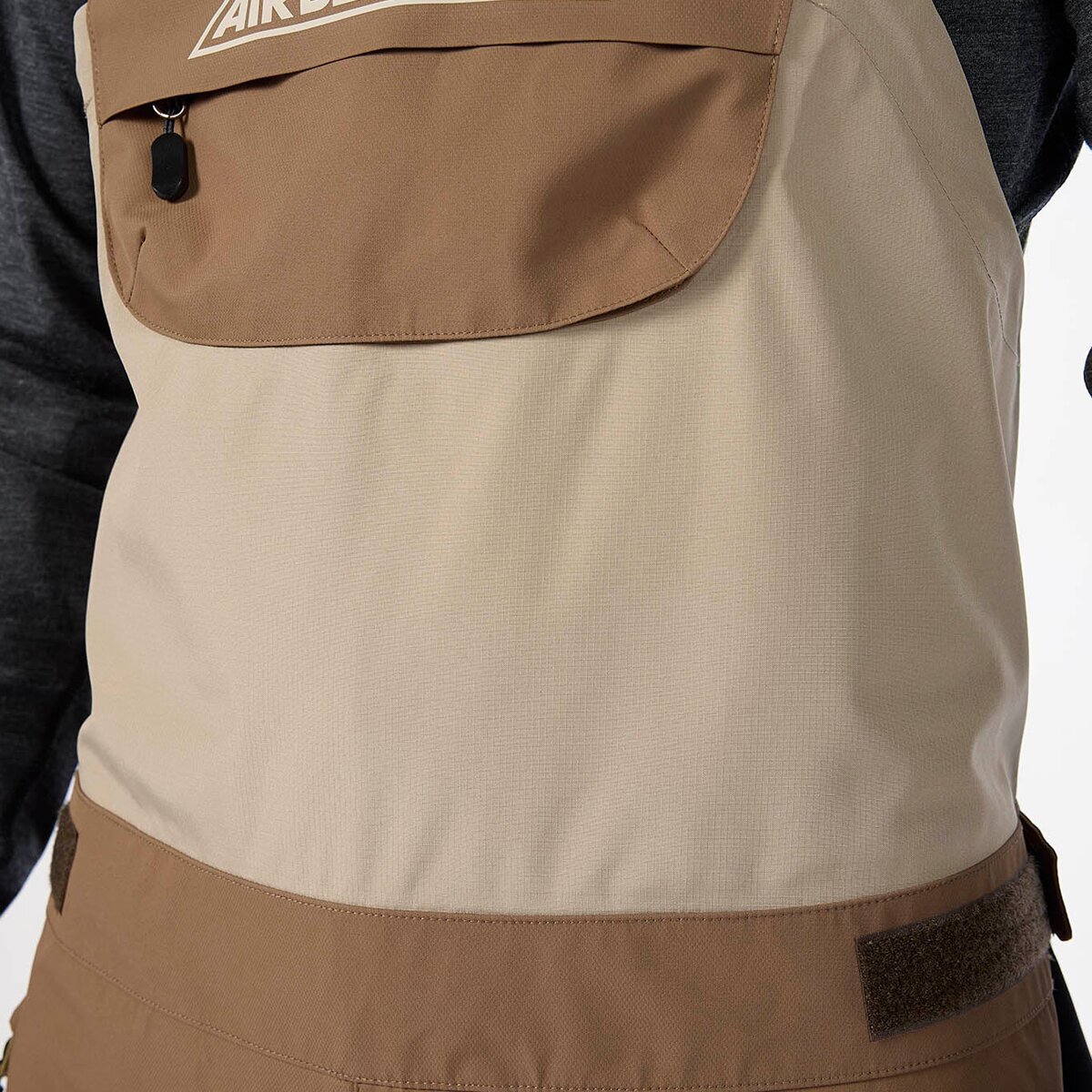 Мужские брюки Airblaster 3L Drop Tail Bib, цвет: Серо-бежевый — фото 6