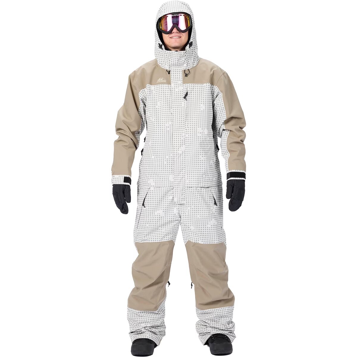 Мужские комбинезоны Airblaster Beast Suit, цвет: Снежный — фото 1