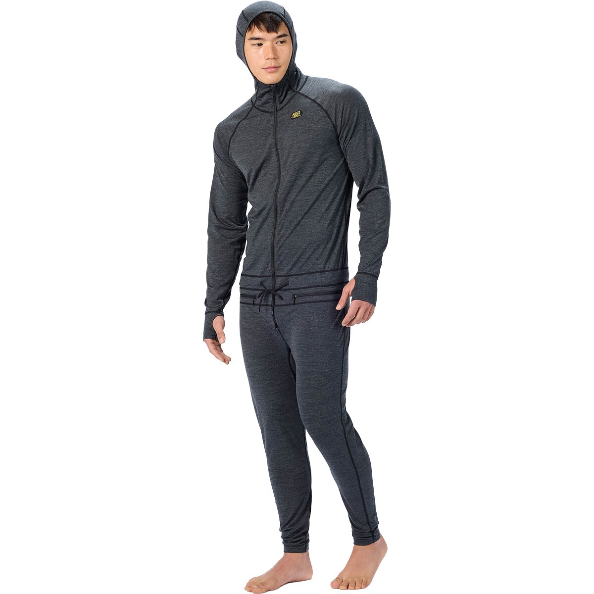 Мужские комбинезоны Airblaster Merino Ninja Suit, цвет: Чёрный — фото 2