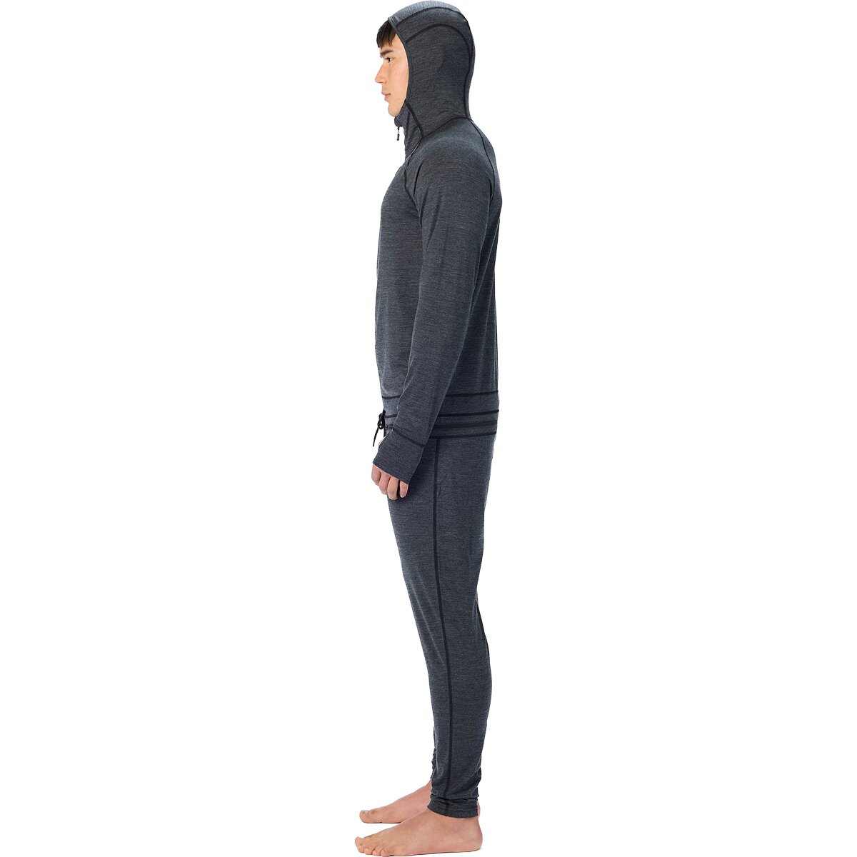 Мужские комбинезоны Airblaster Merino Ninja Suit, цвет: Чёрный — фото 3