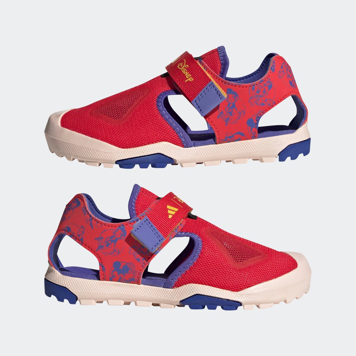 Детские сандалии Adidas TERREX Terrex Captain Toey 2.0 DSN Sandal, цвет: Рубиновый / Фиолетовый — фото 9