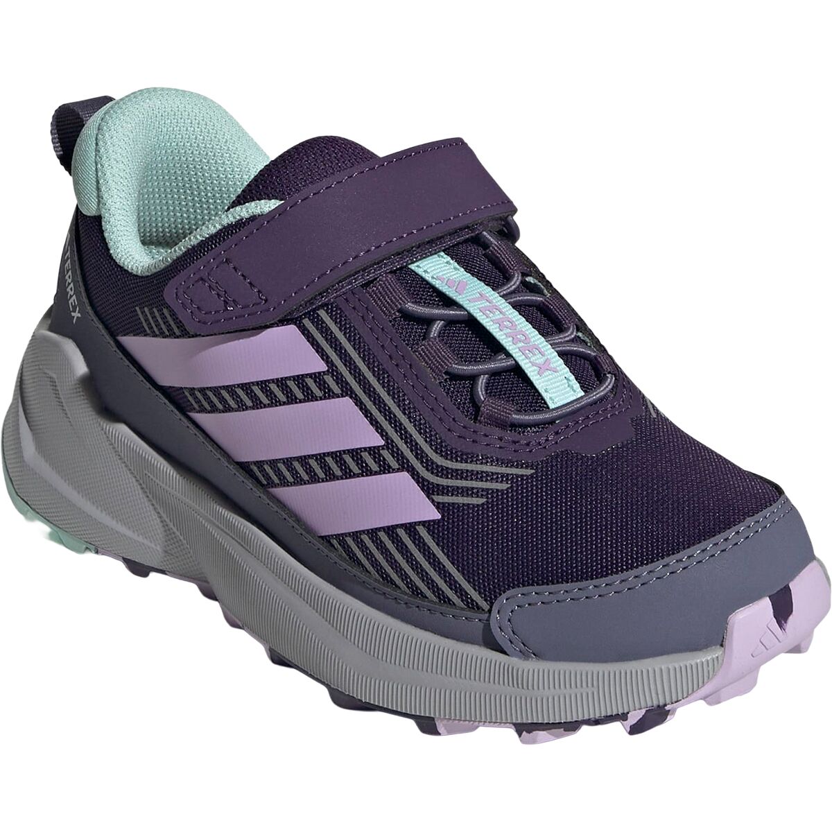 Детские кроссовки Adidas TERREX Terrex Trailmaker 2 CF Hiking, цвет: Сливовый / Пудровый сливовый — фото 2