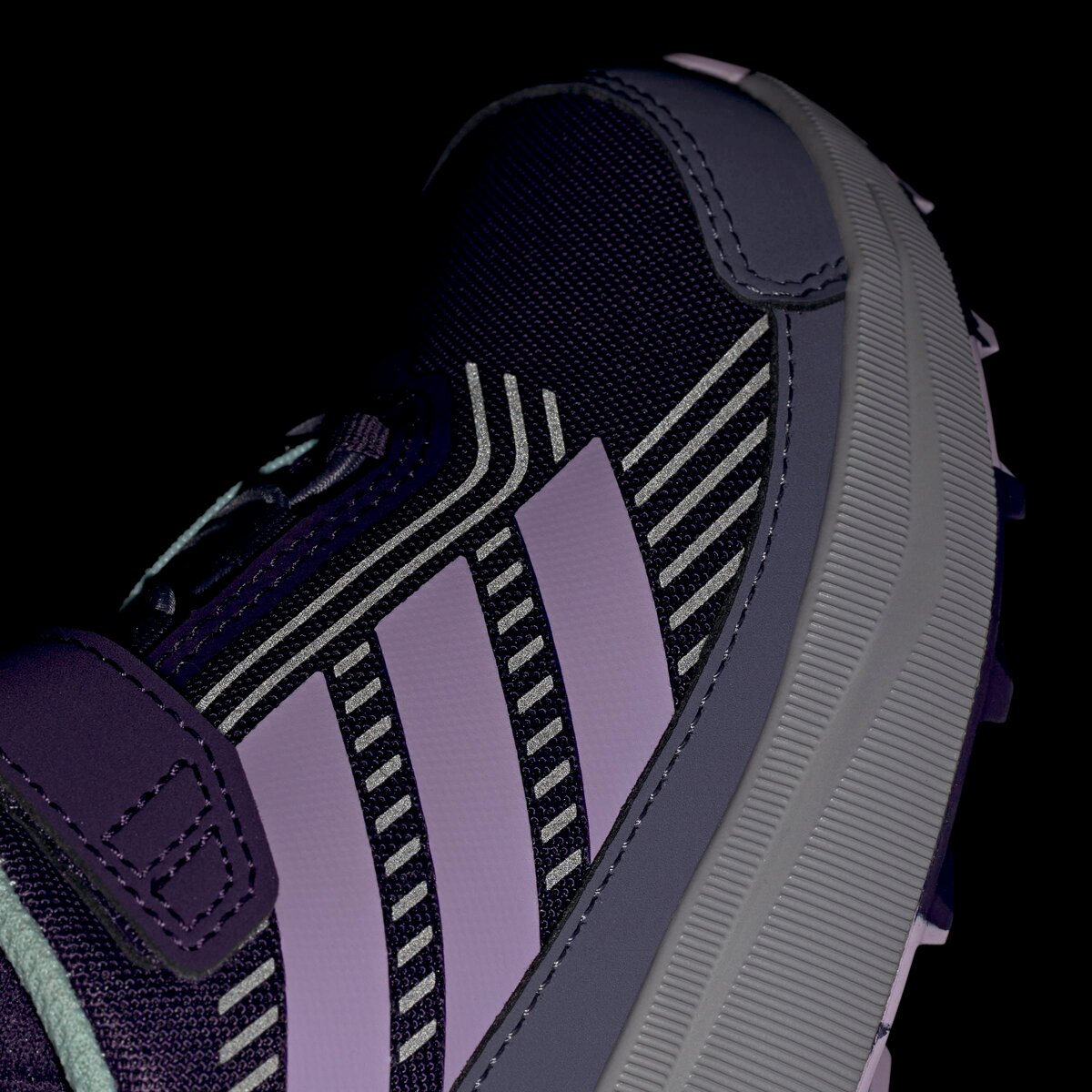 Детские кроссовки Adidas TERREX Terrex Trailmaker 2 CF Hiking, цвет: Сливовый / Пудровый сливовый — фото 11