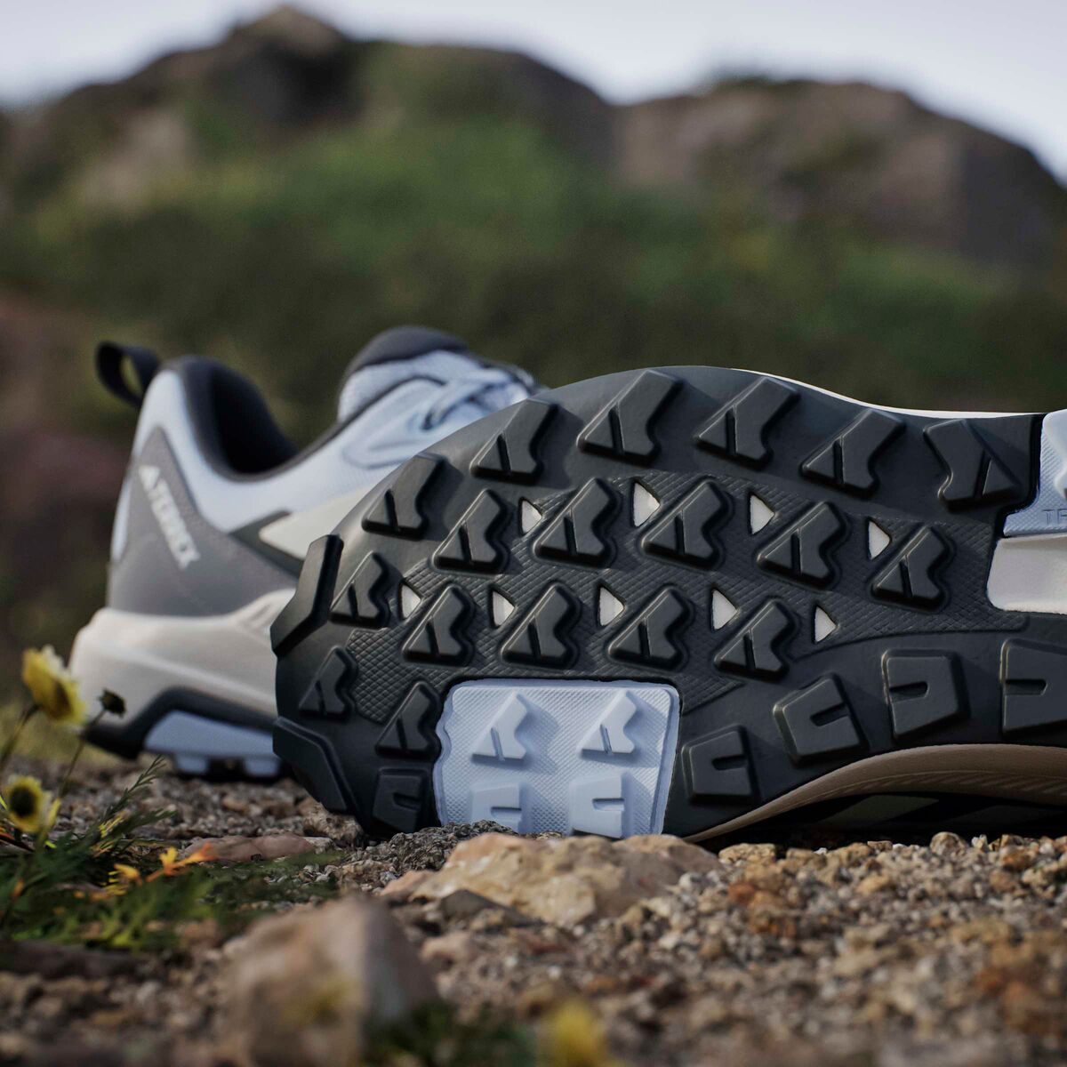 Женские кроссовки Adidas TERREX Terrex Anylander Hiking, цвет: Оранжевый / Меловой белый — фото 9