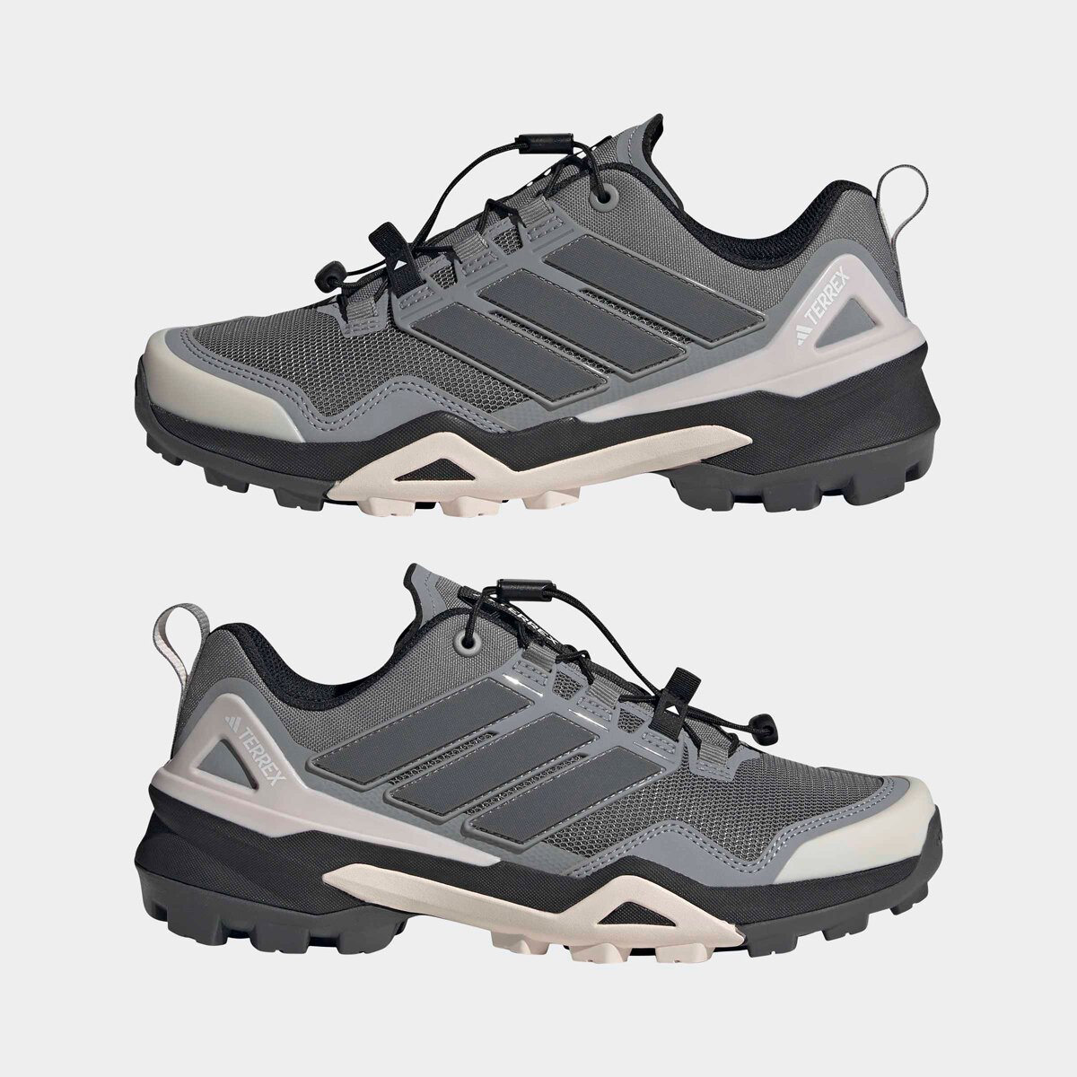 Женские кроссовки Adidas TERREX Terrex Skychaser Hiking, цвет: Серый / Розовато-лиловый — фото 9