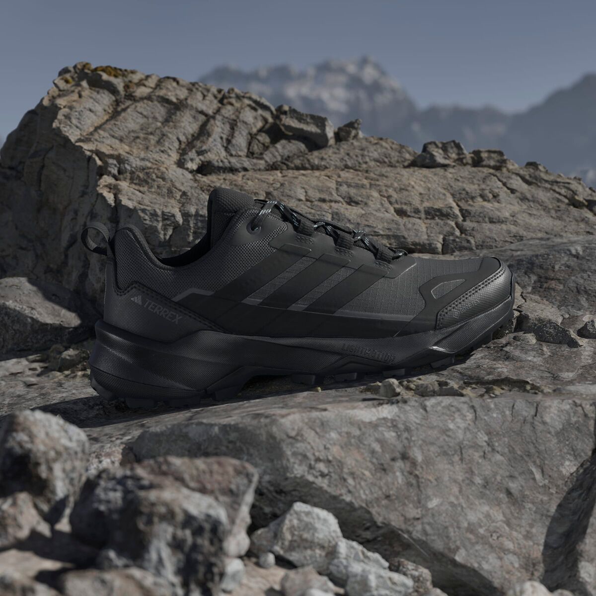 Женские кроссовки Adidas TERREX Terrex Skychaser AX5 GTX Hiking, цвет: Карбоновый / Чёрный — фото 7