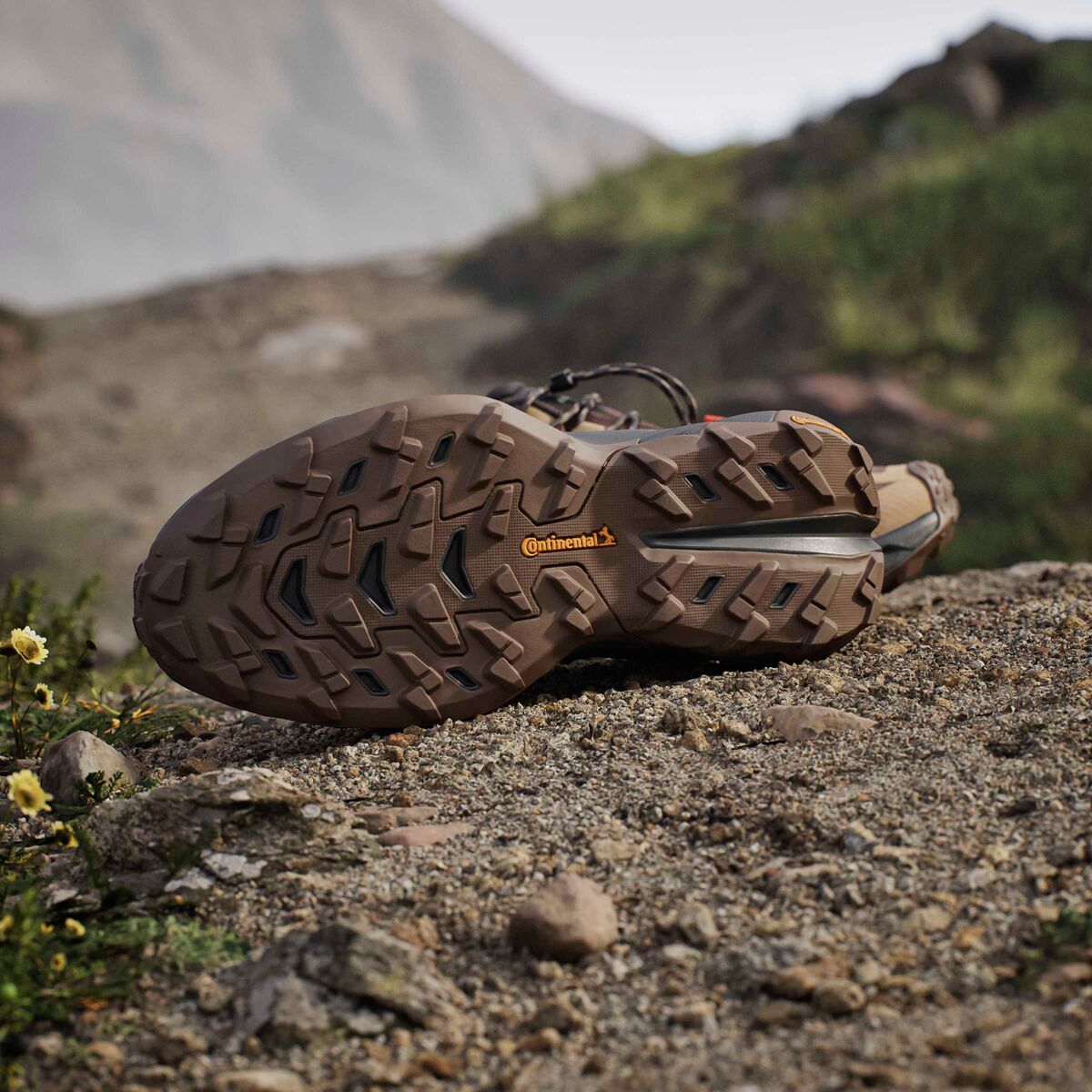Мужские кроссовки Adidas TERREX Terrex Freehiker SL GTX, цвет: Земляной / Бирюзовый — фото 3