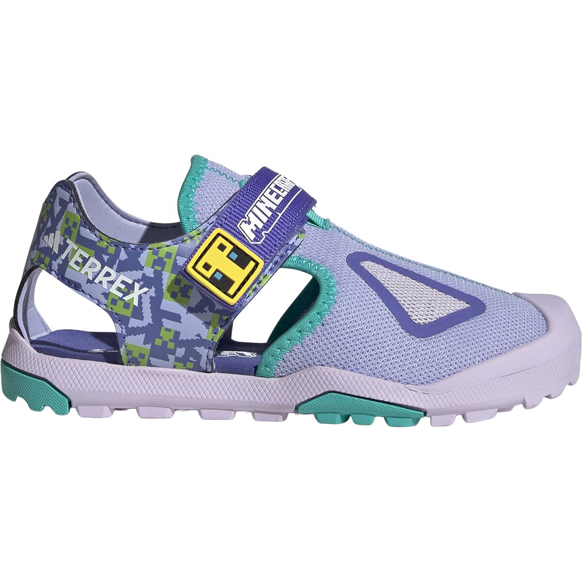 Детские сандалии Adidas TERREX Terrex Captain Toey 2.0 Mcft Sandal, цвет: Фиолетовый / Кобальтовый синий