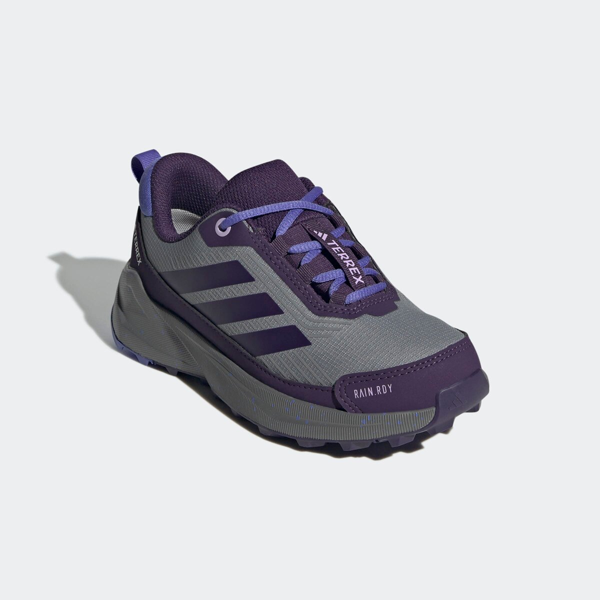 Детские кроссовки Adidas TERREX Terrex Trailmaker 2 RAIN.RDY Hiking, цвет: Серый / Сливовый — фото 5