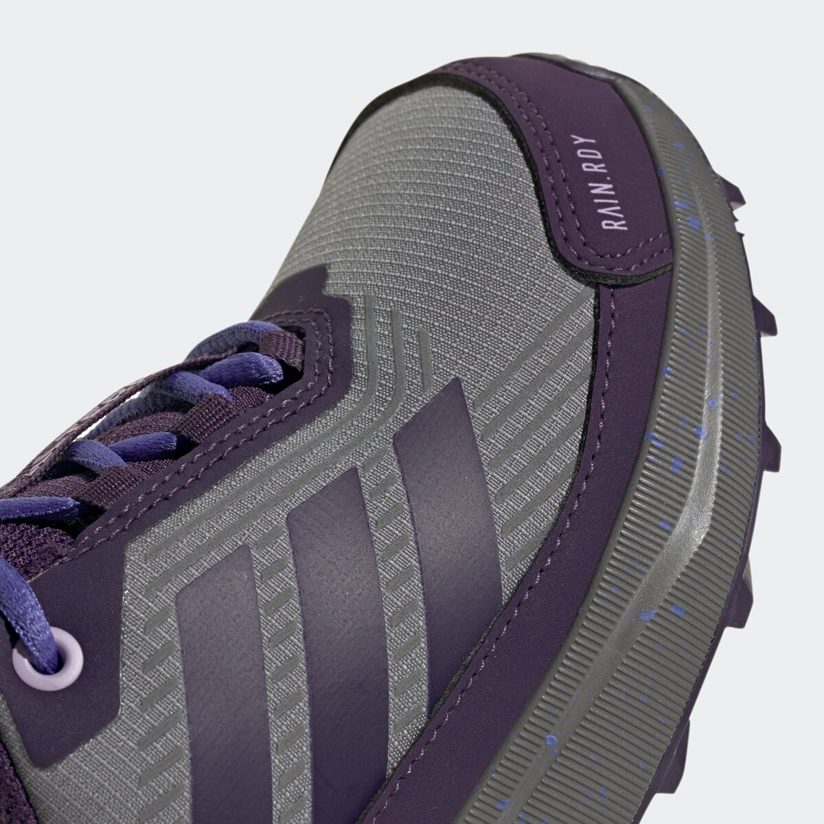 Детские кроссовки Adidas TERREX Terrex Trailmaker 2 RAIN.RDY Hiking, цвет: Серый / Сливовый — фото 8