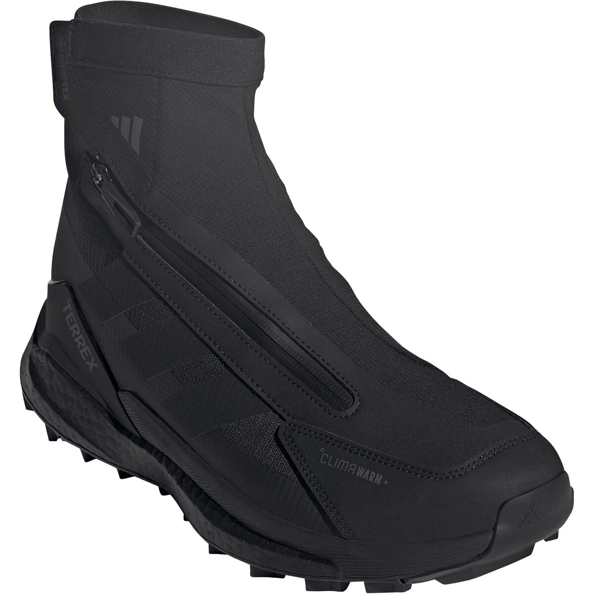 Обувь Adidas TERREX Free Hiker 2 GTX Climawarm + Shoe - Men's, цвет: Чёрный / Серый — фото 10