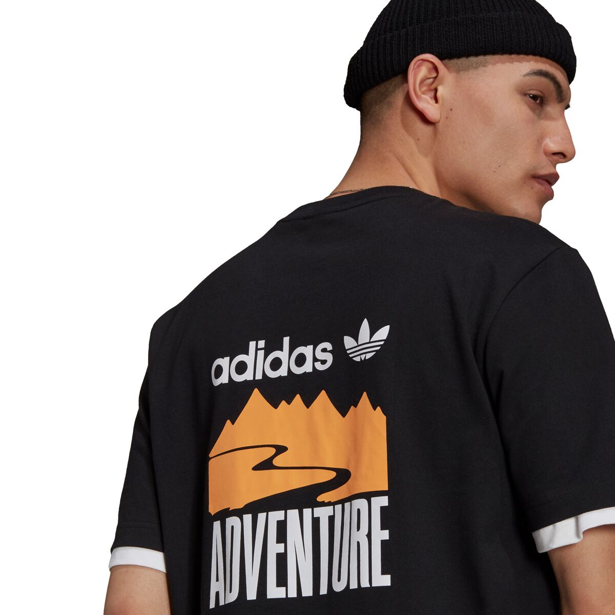 Adidas Adventure Mountain Back TShirt Men's Clothing