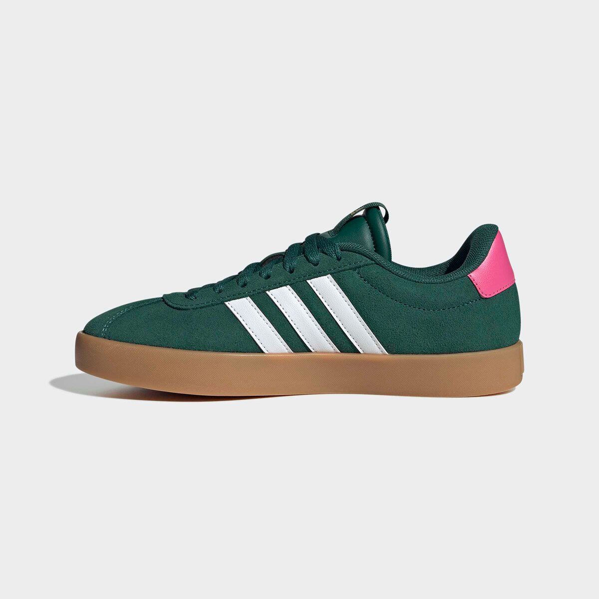 Женские кроссовки Adidas VL Court 3.0 Shoe, цвет: Зелёный / Облачный белый — фото 4