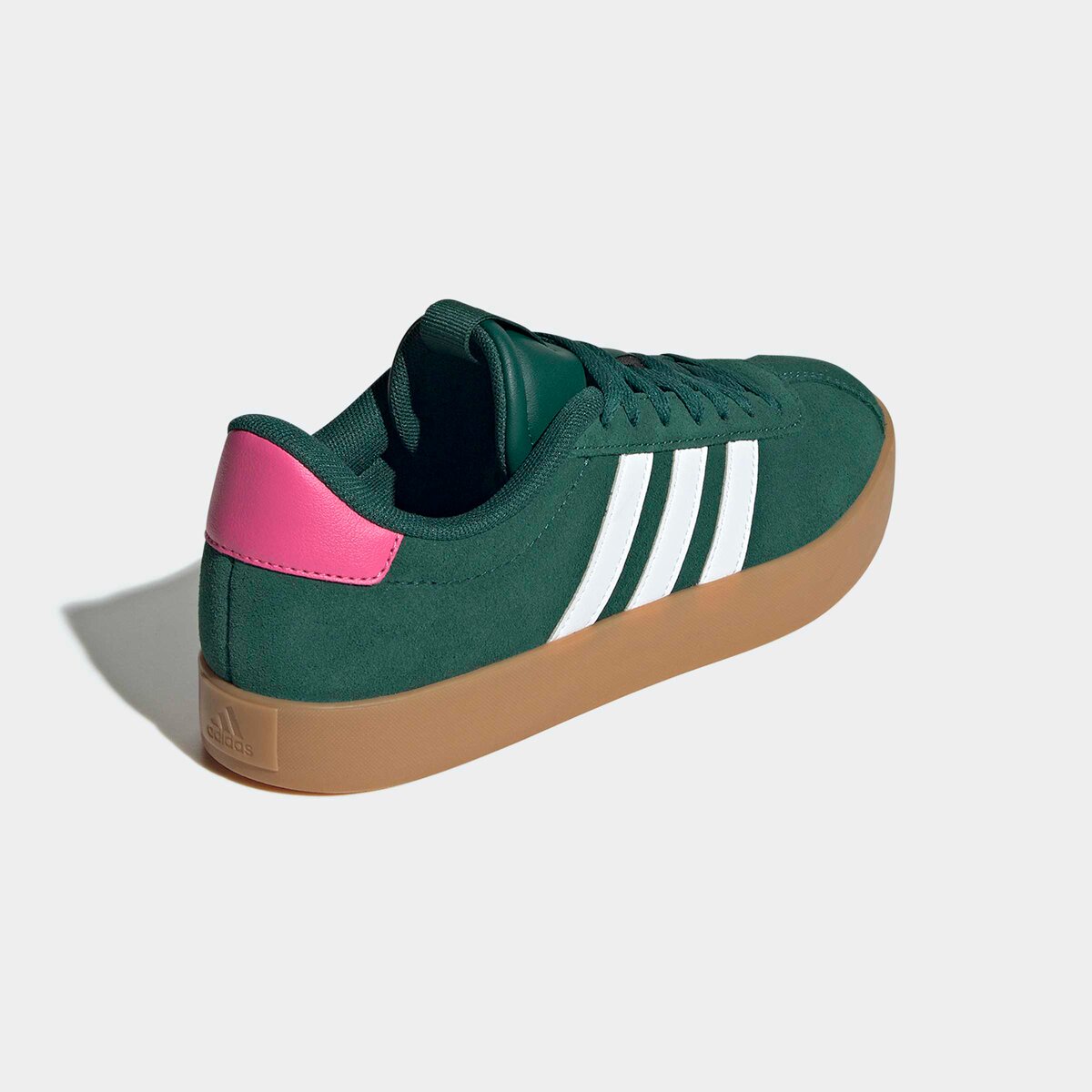 Женские кроссовки Adidas VL Court 3.0 Shoe, цвет: Зелёный / Облачный белый — фото 6