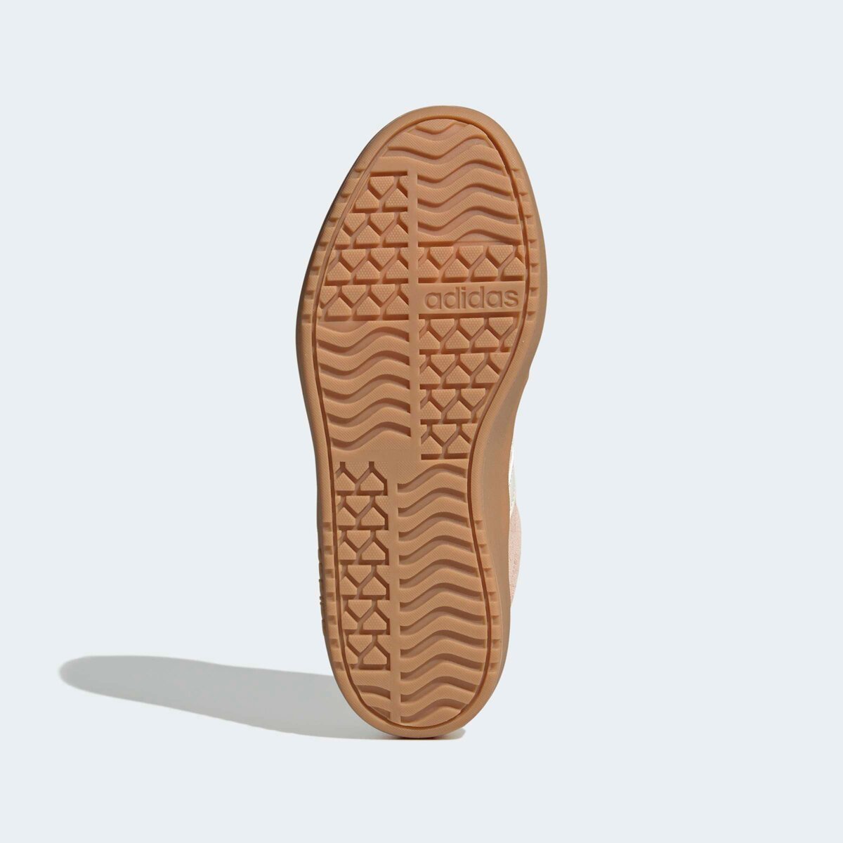Детские кроссовки Adidas VL Court Bold, цвет: Пудровый розовый / Молочный белый — фото 3