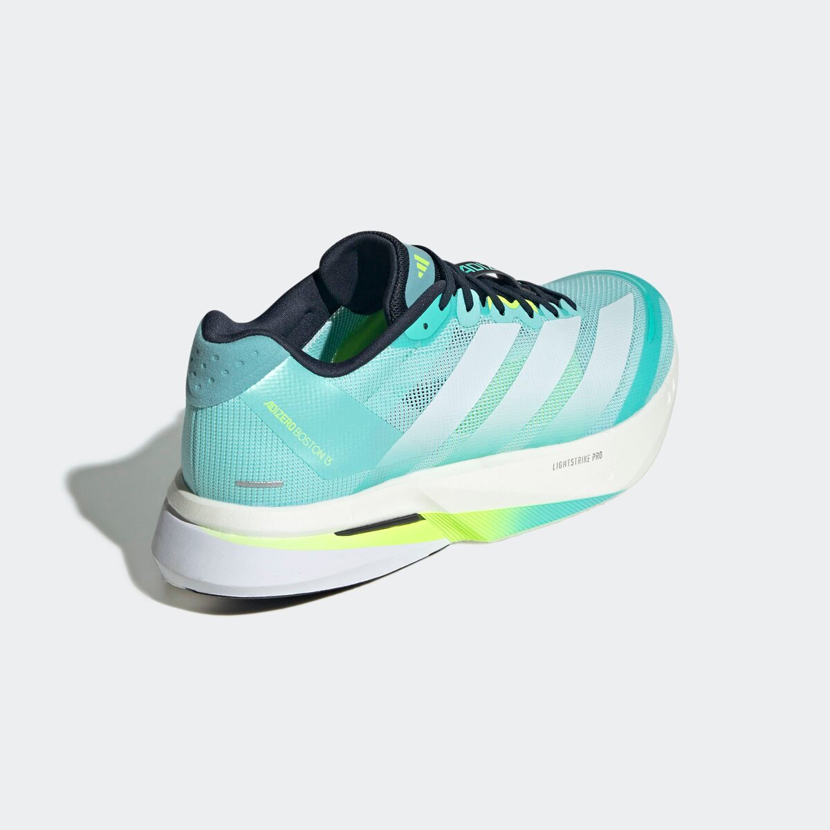 Мужские кроссовки Adidas Adizero Boston 13 Running, цвет: Аквамариновый / Белый — фото 6
