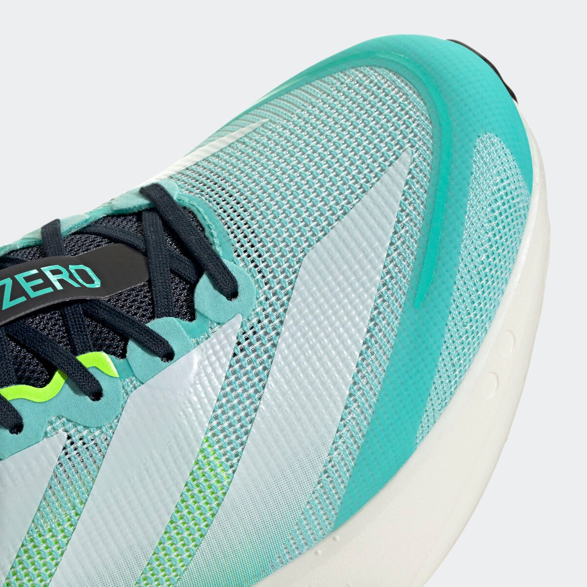 Мужские кроссовки Adidas Adizero Boston 13 Running, цвет: Аквамариновый / Белый — фото 7