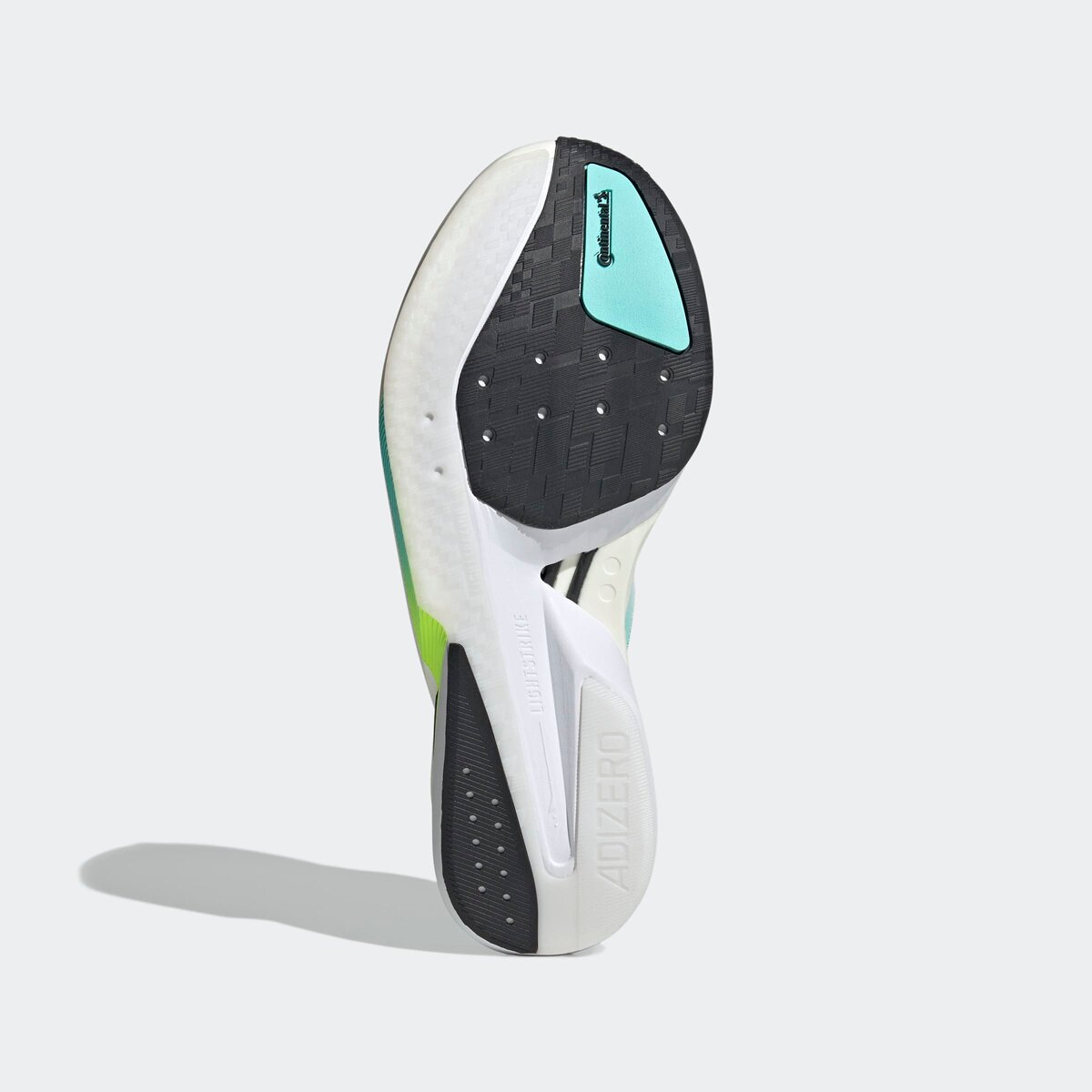 Мужские кроссовки Adidas Adizero Boston 13 Running, цвет: Аквамариновый / Белый — фото 3