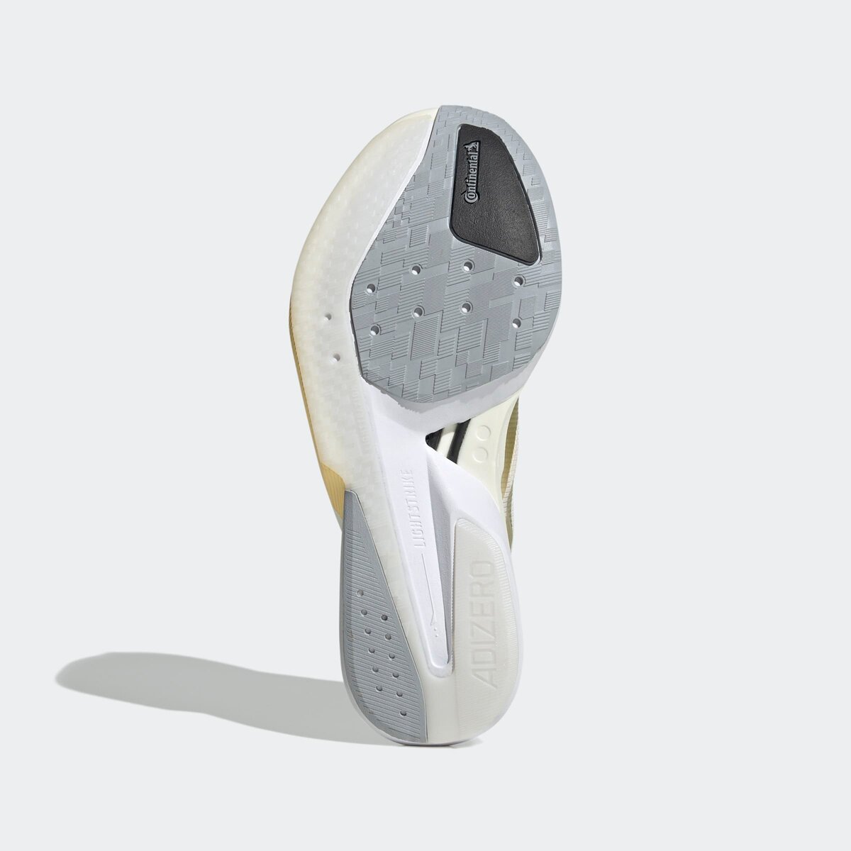 Женские кроссовки Adidas Adizero Boston 13 Running, цвет: Меловой белый / Золотой — фото 3