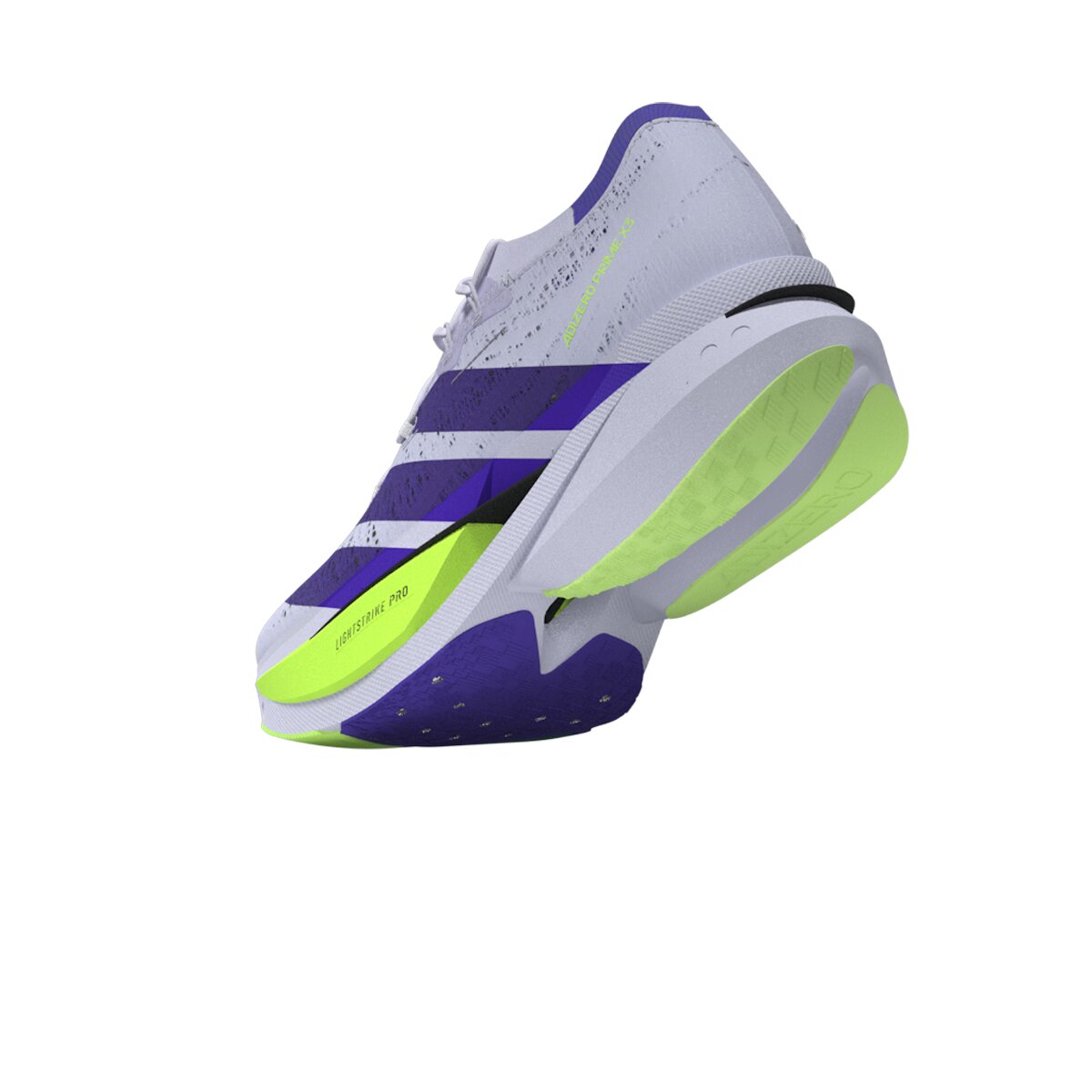 Кроссовки Adidas Adizero Prime X3 Strung Running, цвет: Фиолетовый / Зелёный — фото 5